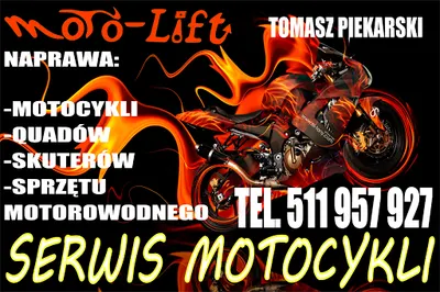 MOTO-LIFT MECHANIKA MOTOCYKLOWA wymiana opon